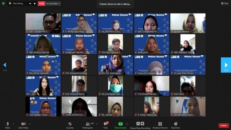 Webinar Nasional “Show Your Professionalism With Associate